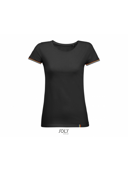 t-shirt-donna-rainbow-sols-nero - multicolor.jpg